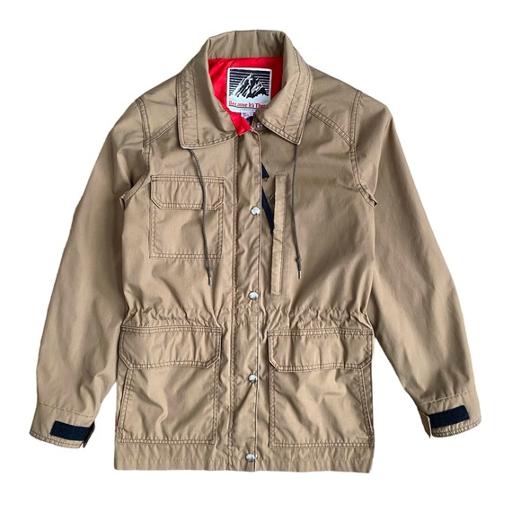 Because Its There Seattle VTG Field Jacket XS Brown Chore Utility Coat USA Made - Picture 2 of 12